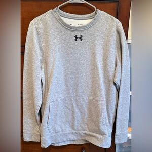 Under Armour Heather Gray Fleece Sweatshirt